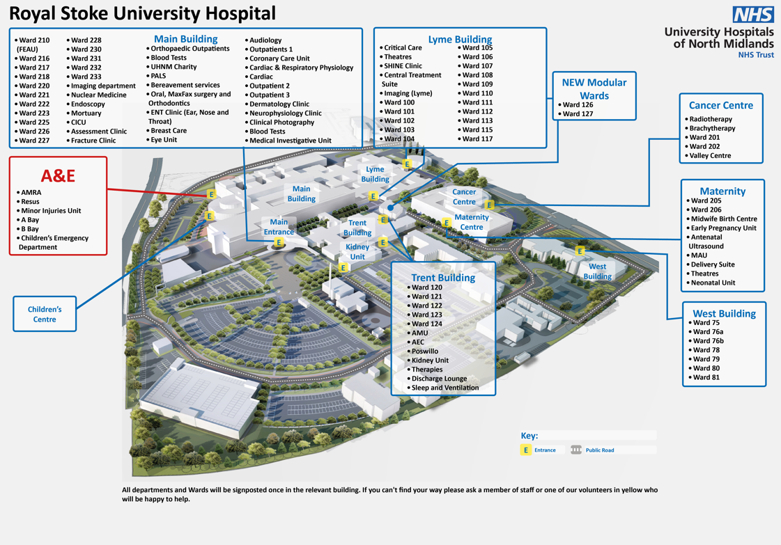 Royal Stoke internal map