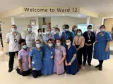 Ward 12 staff at county hospital